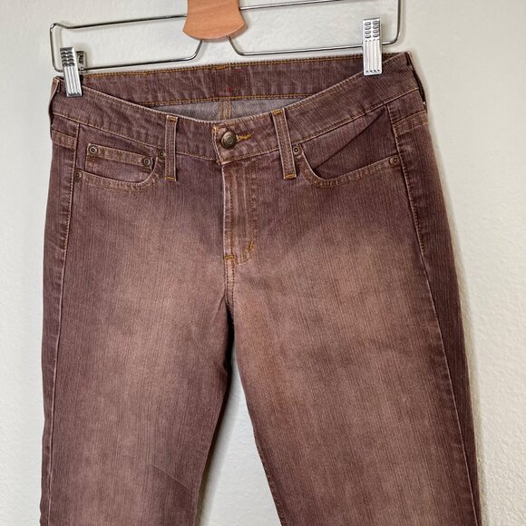 Vintage Y2k Mossimo Grunge Bootcut Faded Brown Denim Jeans Size 5 - Picture 6 of 10